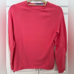 J. McLaughlin Pink Crew Neck Sweater